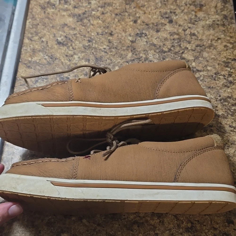 Twisted X Men's‎ Tan Boat Shoes Size 6M
